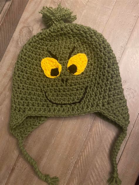 Crochet Grinch Hat Picture Diy From Home Crochet