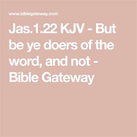 Bible Gateway Passage James King James Version Artofit