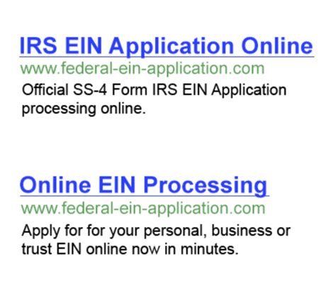 IRS EIN Application Requirements - Form SS4 Online - IRS EIN Online