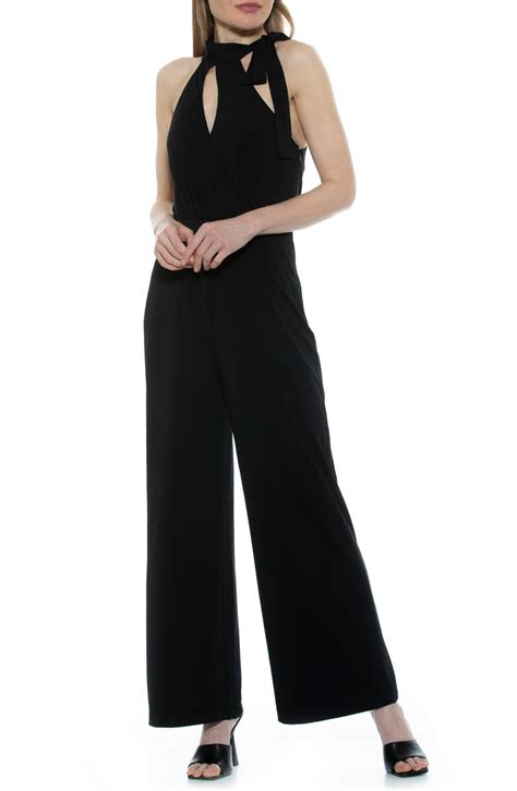 Alexia Admor Sienna Halter Neck Wide Leg Jumpsuit Nordstromrack