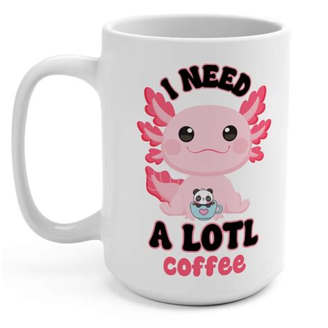 Axolotl Mug Coffee Lover Gift Axolotl Coffee Lover Coffee Etsy