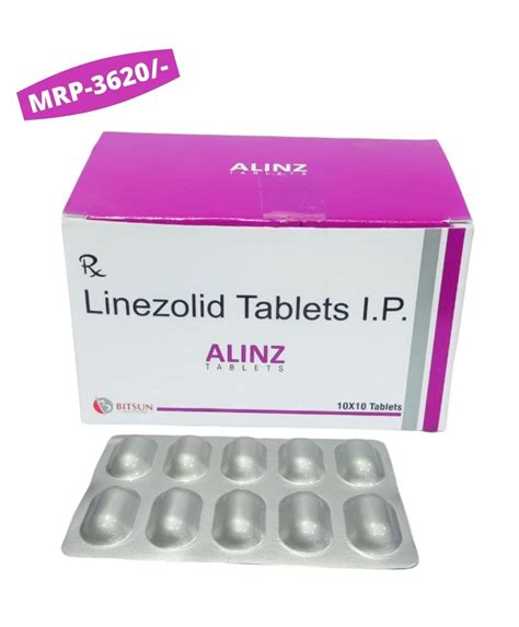 Alinz 600 Linezolid 600 Mg Tablet Prescription Treatment As A