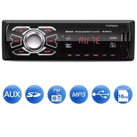 Kit Som Automotivo Bluetooth Atendimento Celular Usb Sd Mp Player