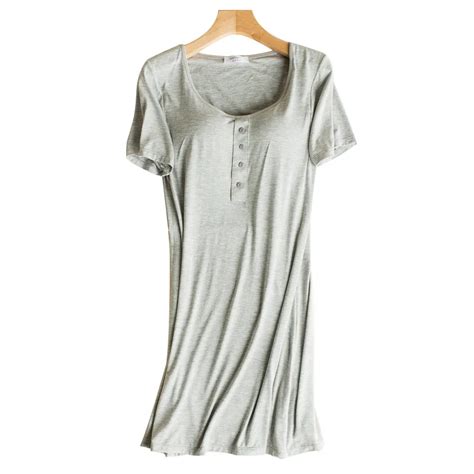 Women Nightgown Modal With Bra Sleeve Length Spring Summer Autumn Loose