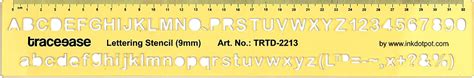 Traceease En Mayusculas Minusculas Numeros Pequenos Letras Plantilla