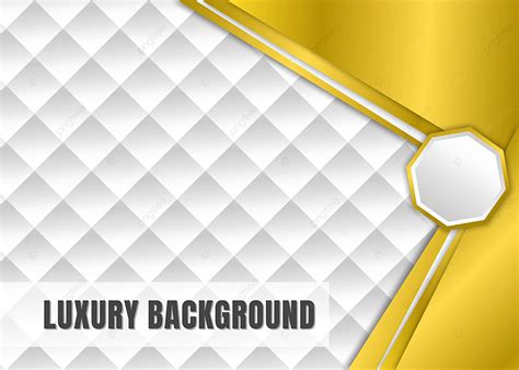 Gold Luxury Background Pattern Illustration For Premium Wallpaper Or Banner With White Vector