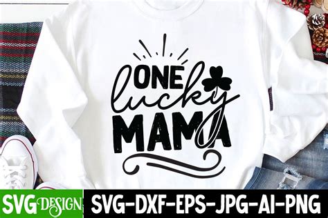 One Lucky Mama Svg Cut File Graphic By Ranacreative51 · Creative Fabrica