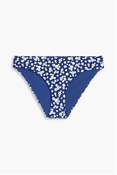 ONIA Tief sitzendes Bikini Höschen mit floralem Print THE OUTNET