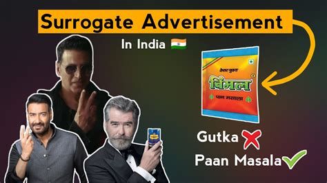 Surrogate Ads In India Pan Masala Mafia Akshay Kumar Pan Masala Ad