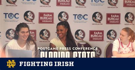 Notre Dame Womens Basketball Postgame Press Conference Vs Florida