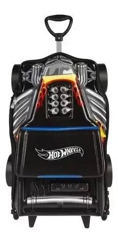 Mochila 3d Rodinha Hot Wheels Bone Shaker Carro Frete grátis