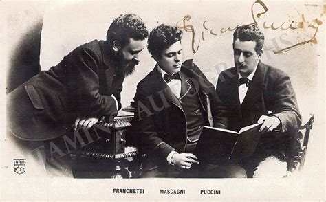 Giacomo Puccini Autograph Photograph – Tamino