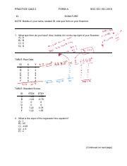 C Practice Quiz Pdf Practice Quiz Form A Id Soc Sci C