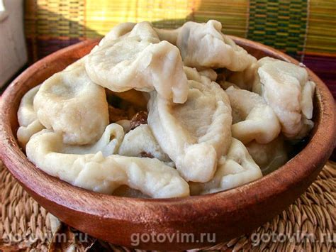 Вареники с картофелем и грибами. Рецепт с фото