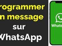 Comment Programmer Un Message Sur Whatsapp