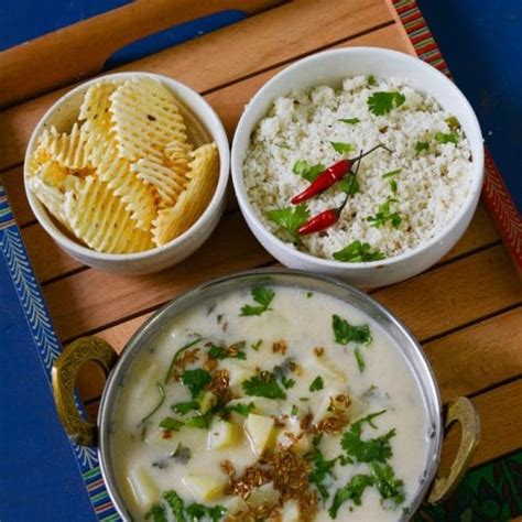 Rajgiri Aloo Ki Kadhi Aur Sama Ke Chawal Fasting Recipe For Navaratri