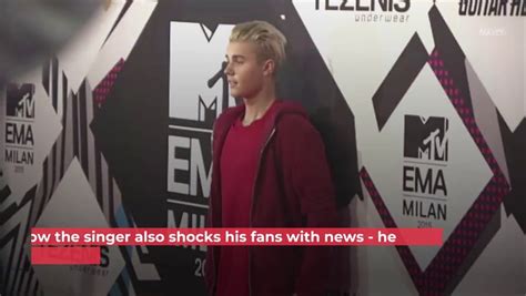 Shocking Justin Bieber Cancels His World Tour Video Dailymotion