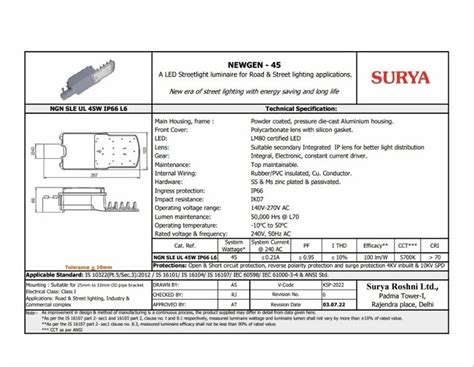 Pure White Isi Watt Led Street Light Aluminium At Rs Piece