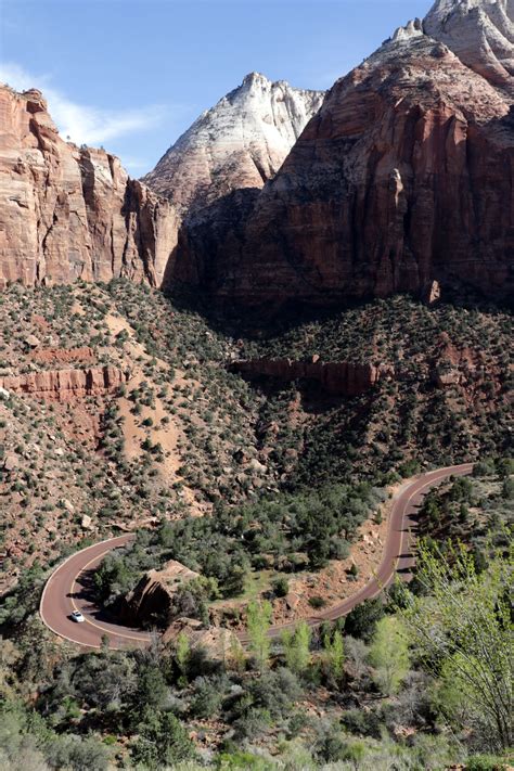 Zion Mt Carmel Highway In Zion National Park April 2017 Photo