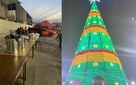 El Rbol Navide O Monumental Que Une A Los Potosinos Se Encendi En La