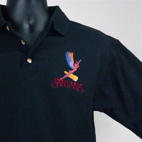 Santana Abraxas Polo Shirt The Art Of Rock And Roll