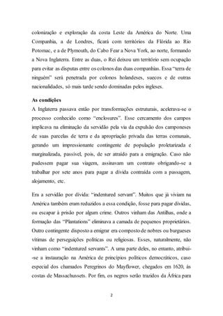 Colonização européia na américa PDF