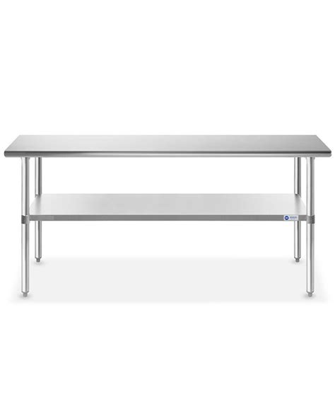 Gridmann 72 X 24 Inch Stainless Steel Table W Undershelf Nsf Commercial Kitchen Work And Prep