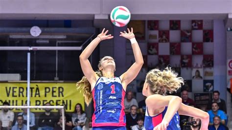 Giulia Carraro è una giocatrice della Saugella Monza Lega Pallavolo