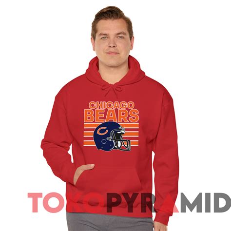 vintage  chicago bears nfl football  shirt tokopyramid