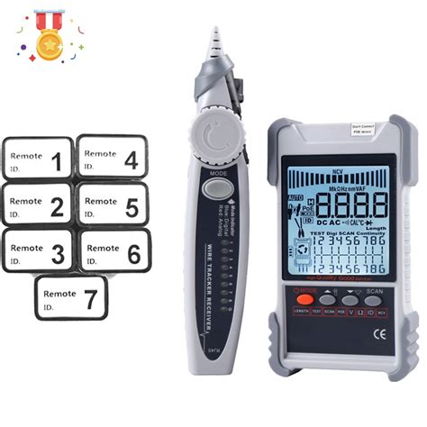 Et616et618 Network Cable Tester With Lcd Display Analogs Digital Search Poe Test Cable Pairing