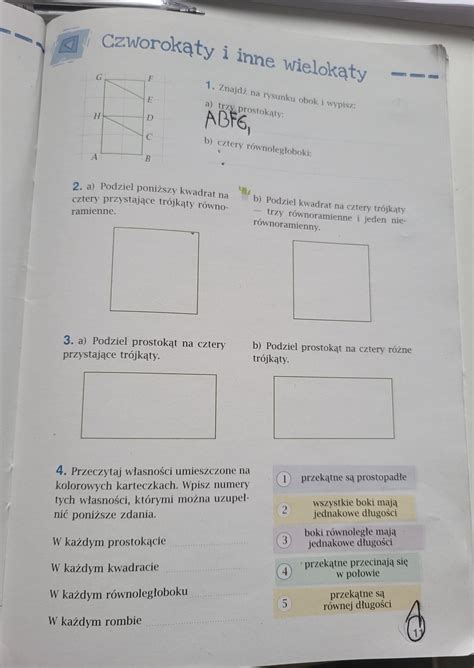 klasa 6 ćwiczenia geometria wersja B strona 11 Brainly pl