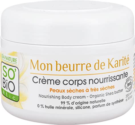 L A Nature So Bio Tic Nourishing Shea Butter Body Cream Ml Ecco