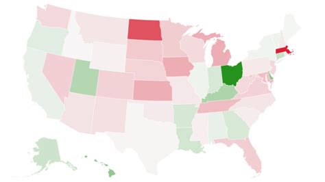 Map Shows States With Biggest Unemployment Claim Increases Newsweek