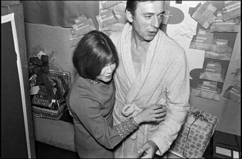 Photo Archives Yves Montand et sa fille adoptive Catherine Allégret