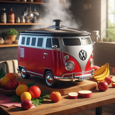 Volkswagen Bus Slow Cookers Retro Charm For Your Kitchen