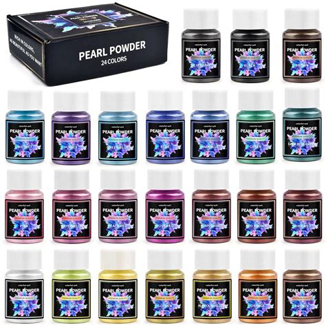 6 24 30Colors Epoxy Resin Dye Mica Powder Powdered Pigments Set Resin