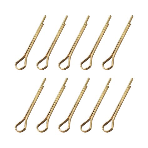 Split Cotter Pin 15mm X 16mm 116 Inch X 58 Inch Solid Brass 2