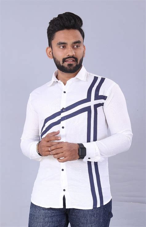 Printed Cotton Men Fancy Shirt Full Sleeves At Rs 249 In Surat Id