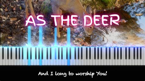 As The Deer BEAUTIFUL Piano Hymn Arrangement Advanced TUTORIAL