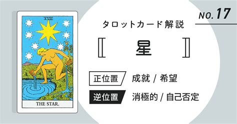 タロットカード【星】正位置・逆位置の意味とキーワードをまとめて解説 Cocoloni占い館 Sun