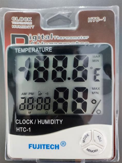 Digital Thermo Hygrometer For Industrial Model Name Number Htc