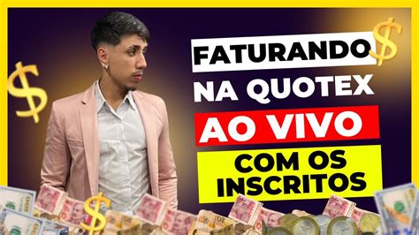 Quotex Opera Es Ao Vivo As H Youtube