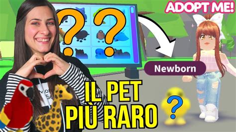 ECCO come ho AVUTO il PET più RARO di Adopt Me Roblox ADOPT ME ITA By