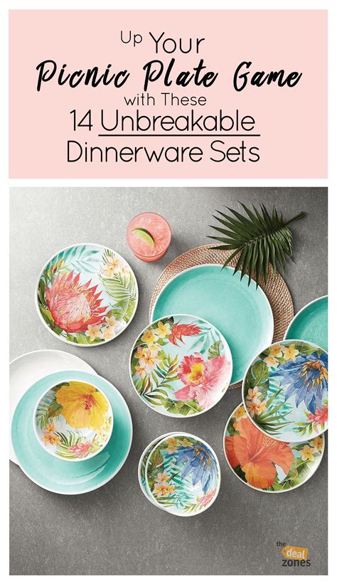 Up Your Picnic Plate Game With These 14 Unbreakable Dinnerware Sets On