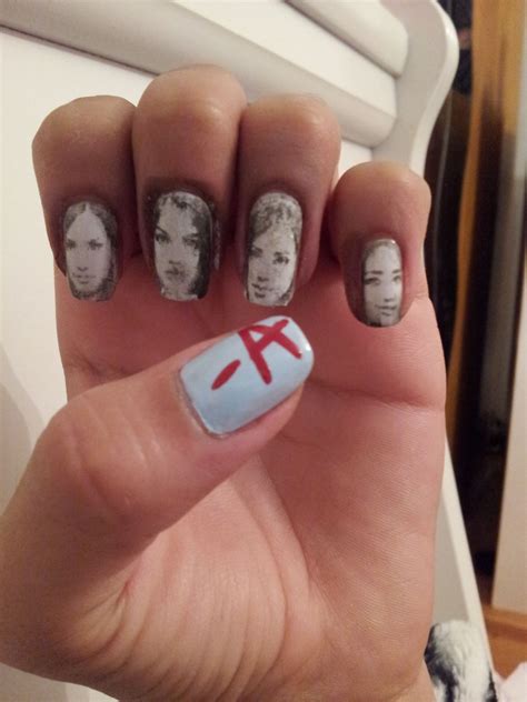 Pretty Little Liars Nails For More Nail Art Like This Go Follow Kimiasnails On Instagram