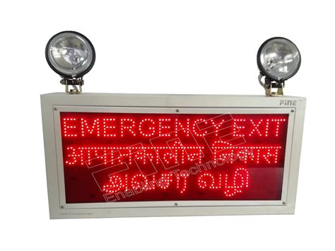 Fine Led Industrial Emergency Light With Emergency Exit Aapathakalin