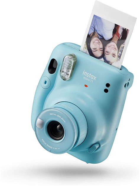 C Mara Instant Nea Fujifilm Instax Mini Azul Flash