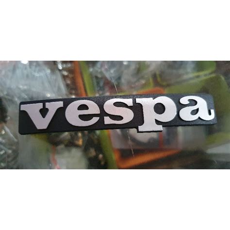 Jual Emblem Tulisan Vespa Untuk Px Excel Spartan Danmotor Shopee