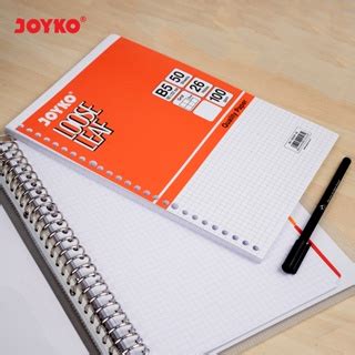 Jual JOYKO LOOSE LEAF A5 B5 KERTAS BINDER A5 B5 JOYKO GARIS TITIK KOTAK