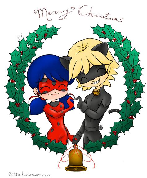 Miraculous Fan Art Christmas Баго Кот